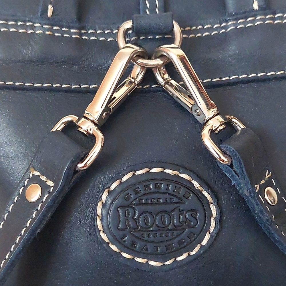 Vintage roots mini deep navy blue backpack - Picture 14 of 14